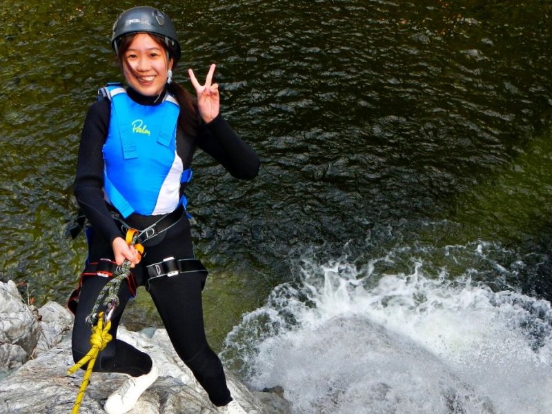 Canyoning near Eungbong Mountain