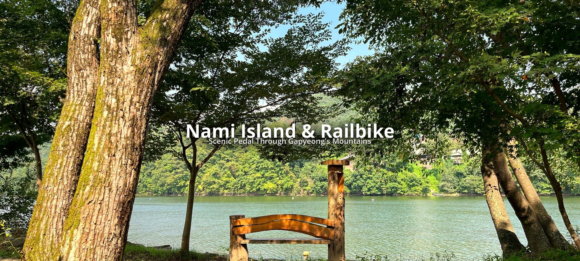 Services included in Nami Island + Gangchon Railbike One Day Tour Tour bus with professional staff assisting travelers at Seoul pickup point