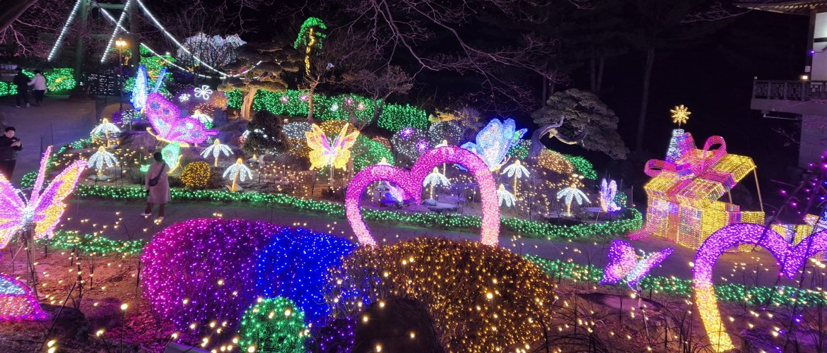 Services included in Nami Island + The Garden of Morning Calm One Day Tour Tour bus with professional staff assisting travelers at Seoul pickup point