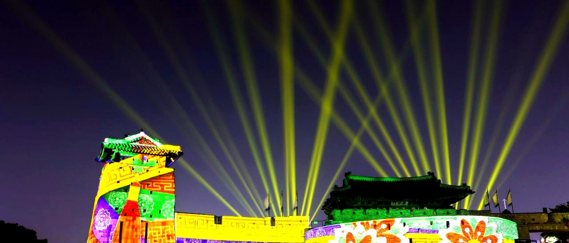 Summer Night Escape highlights and evening experiences Summer night escape Korean Folk Village and Suwon Hwaseong fortress atmosphere