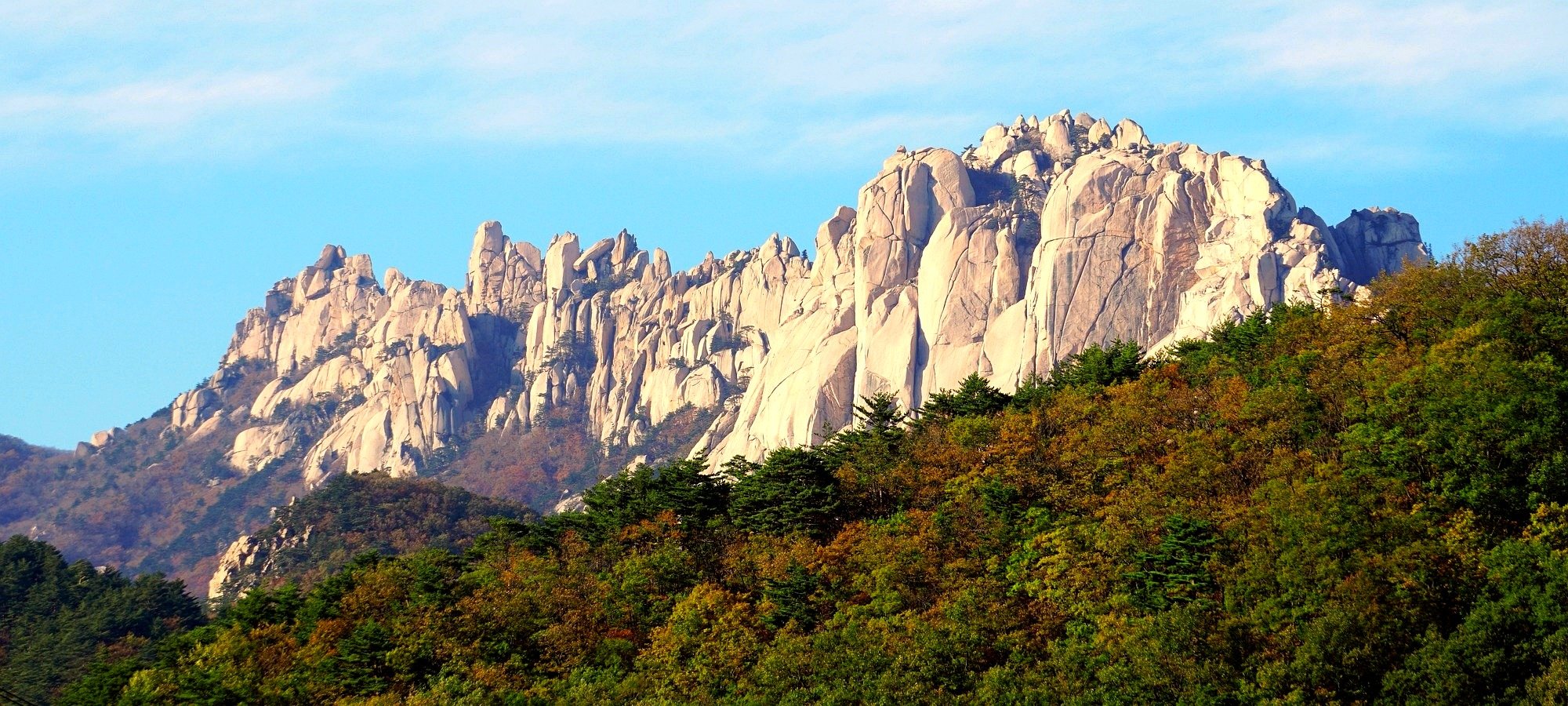 Nami Island and Mt. Seorak itinerary Map showing Seoul to Nami Island and Mt. Seorak route in Gangwon