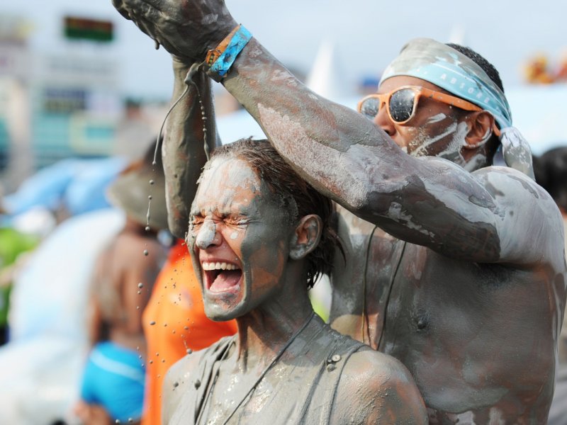 Boryeong Festival Highlights Mud wrestling and fun activities at Boryeong